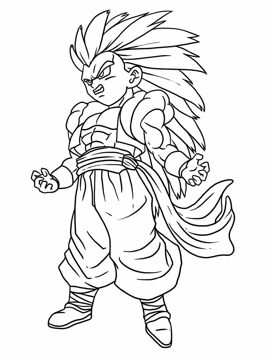 Goku coloring pages (43)