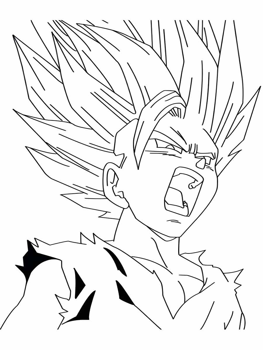 Goku coloring pages (45)