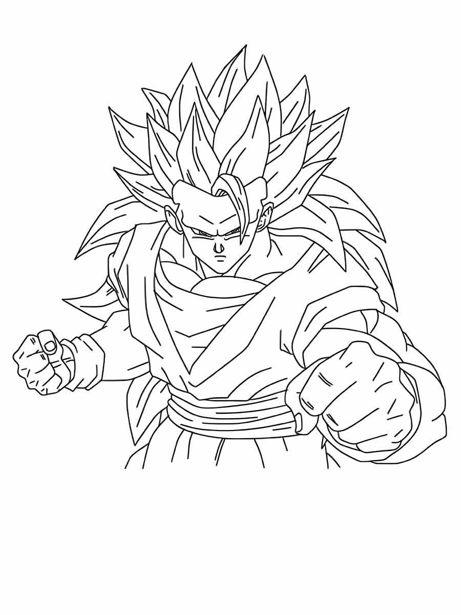 Goku coloring pages (46)