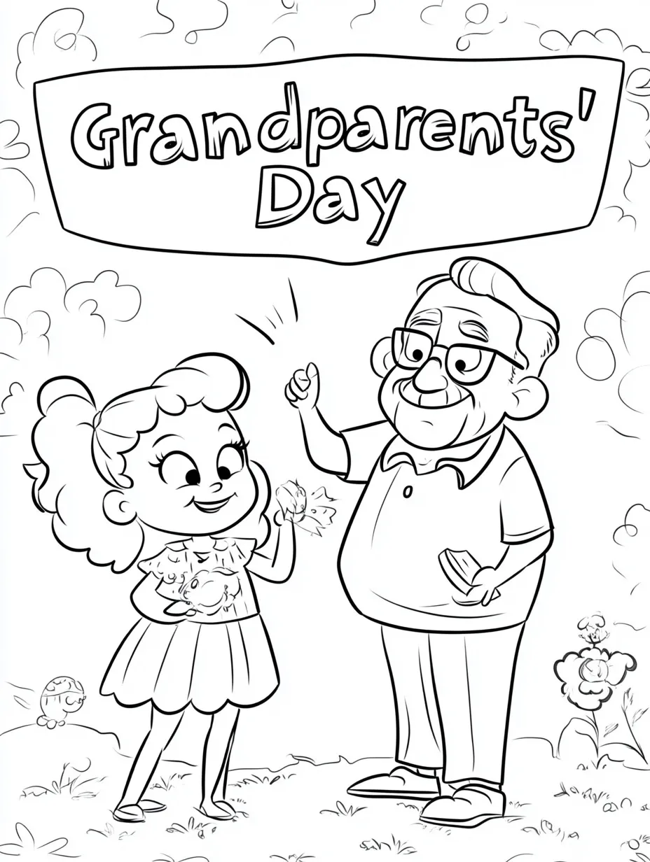 Grandparents Day coloring pages (2)