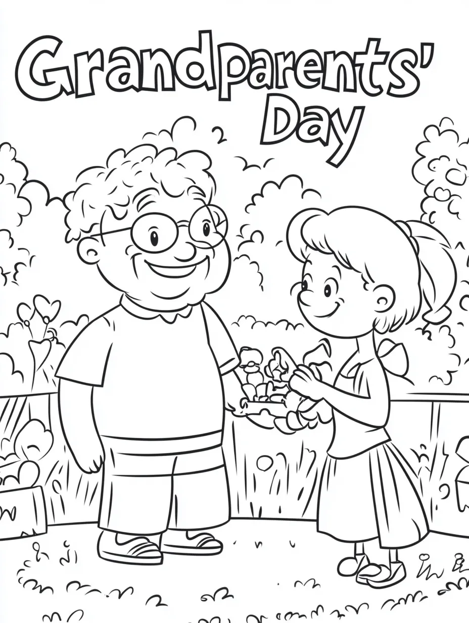 Grandparents Day coloring pages (3)