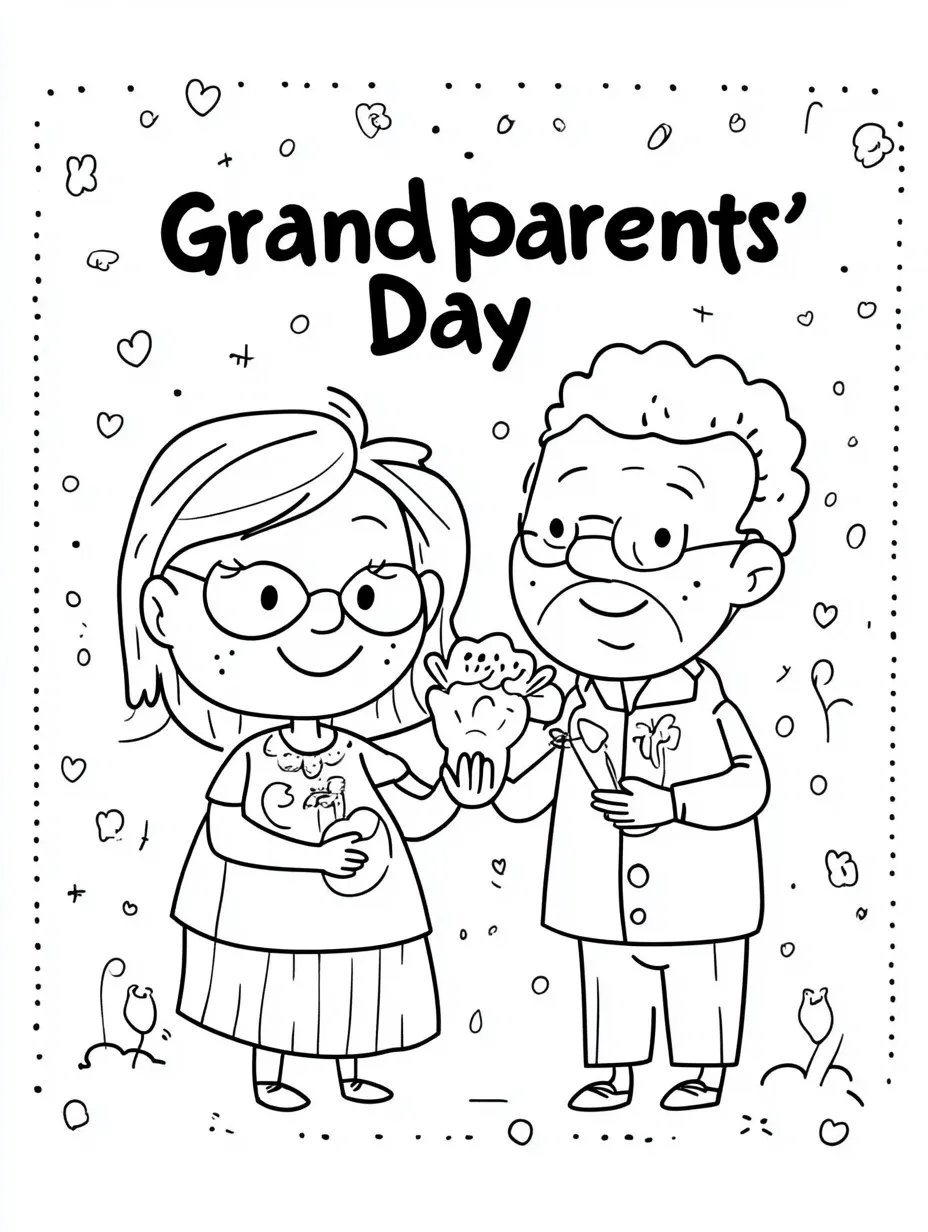 Grandparents Day coloring pages (4)