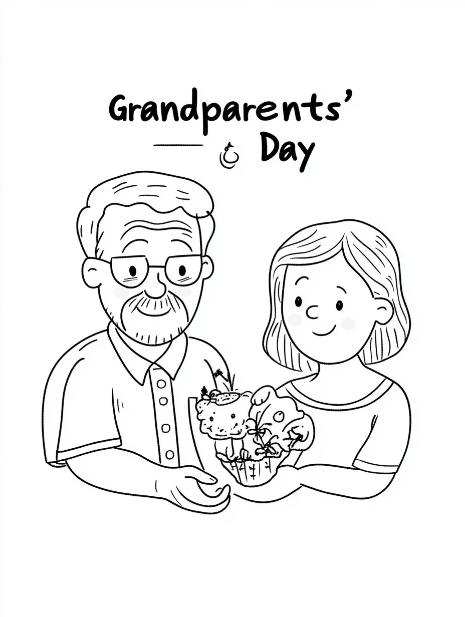 Grandparents Day coloring pages (5)