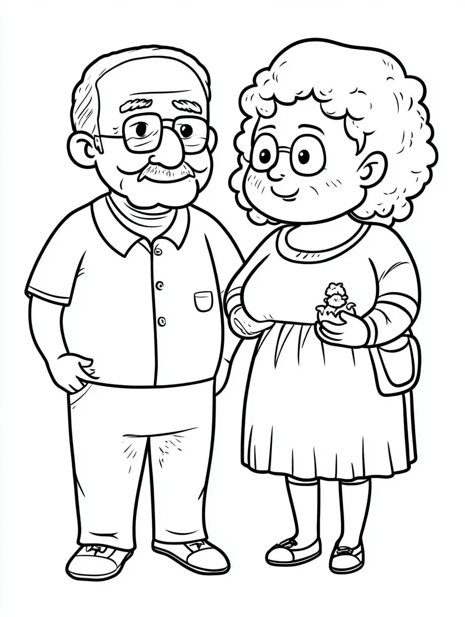 Grandparents Day coloring pages (9)