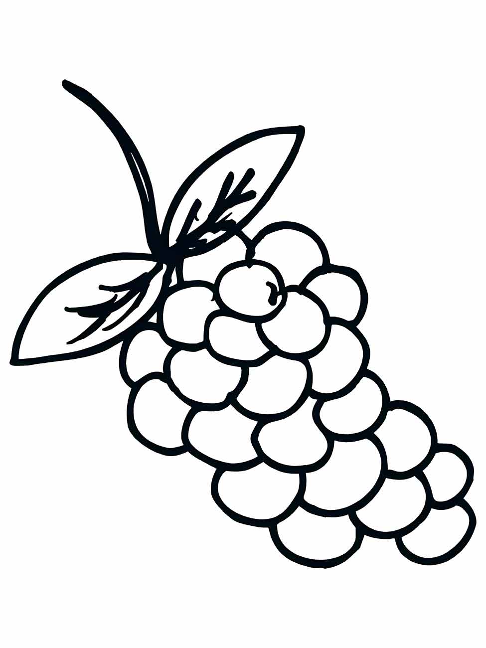 Grape coloring page (1)