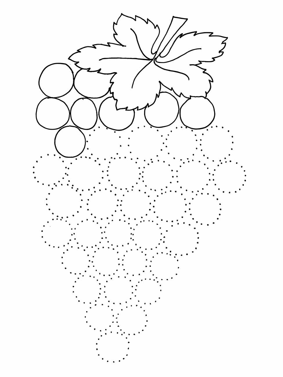 Grape coloring page (12)