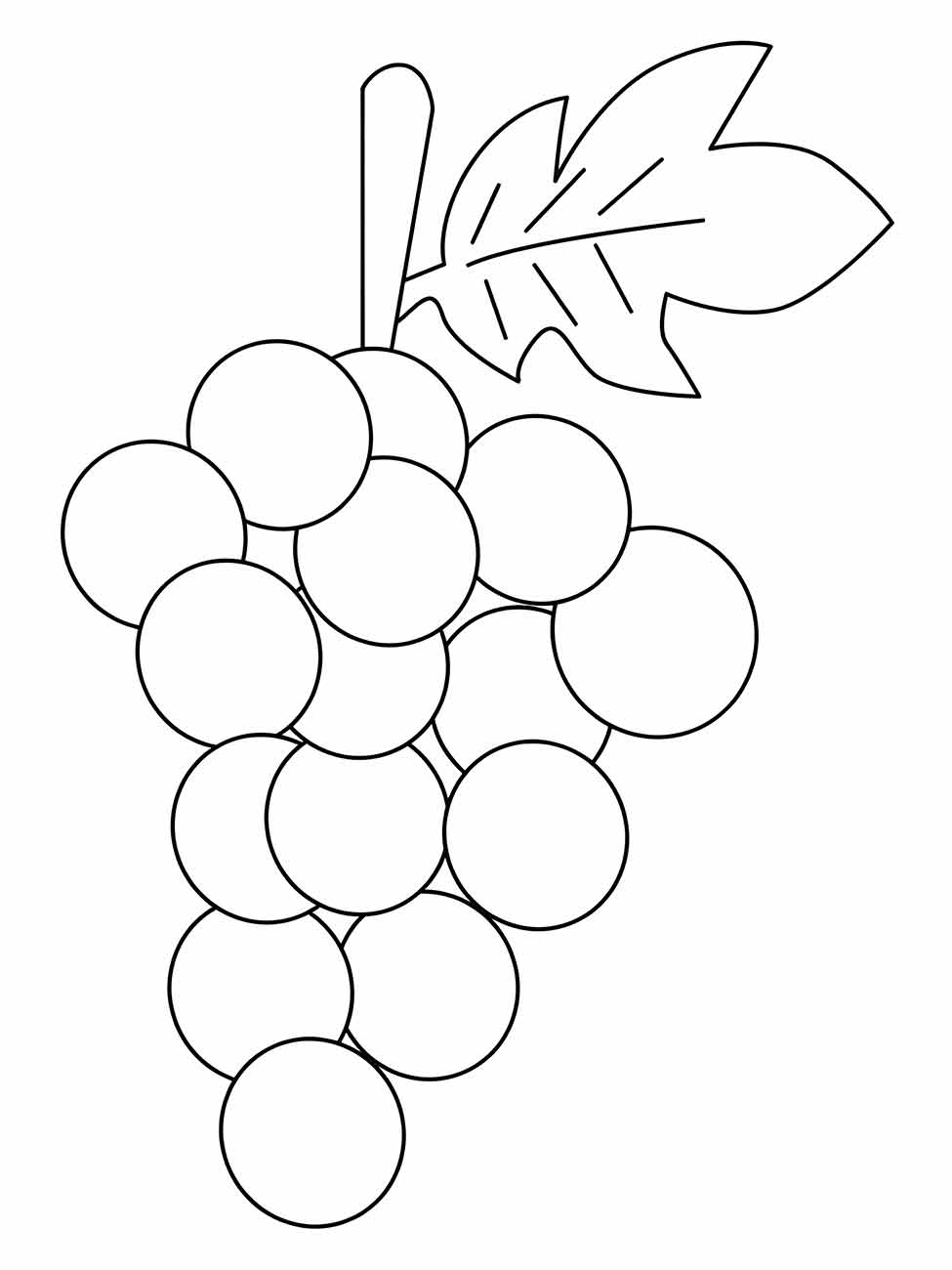 Grape coloring page (20)