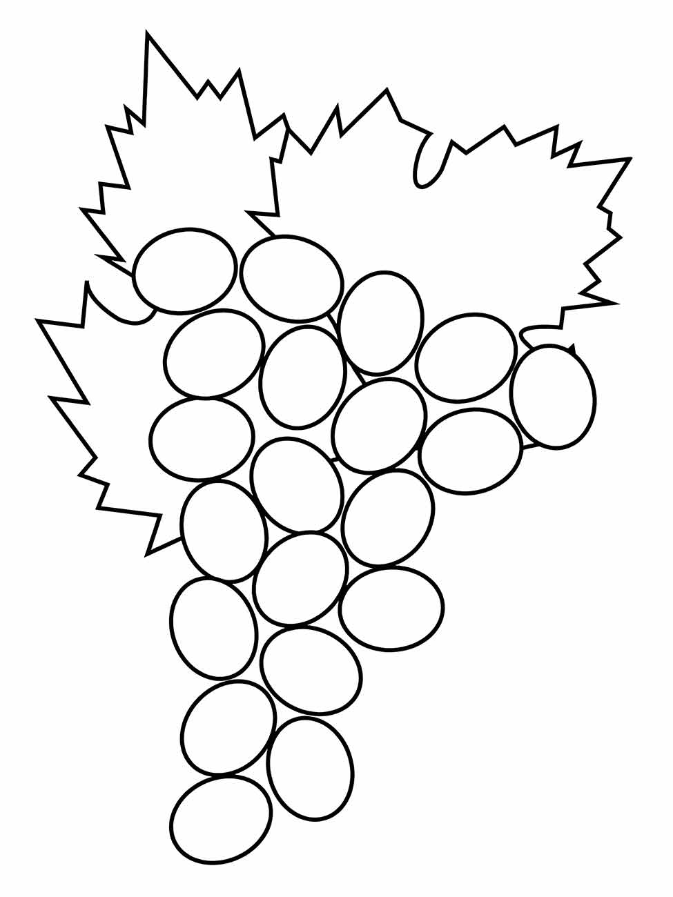 Grape coloring page (6)