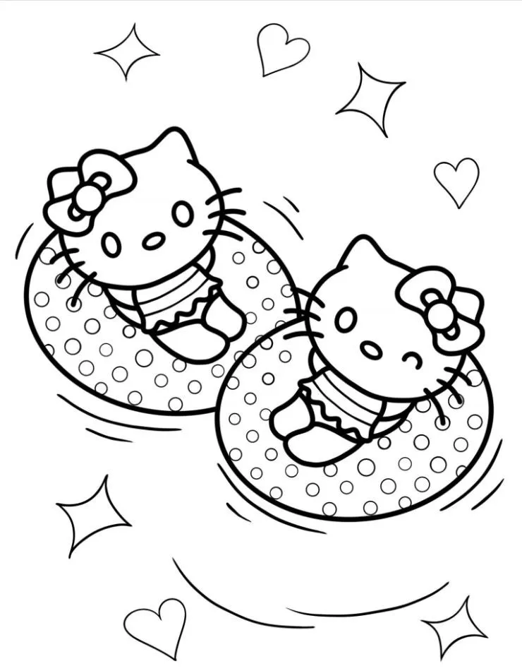 Hello Kitty Coloring Page (17)