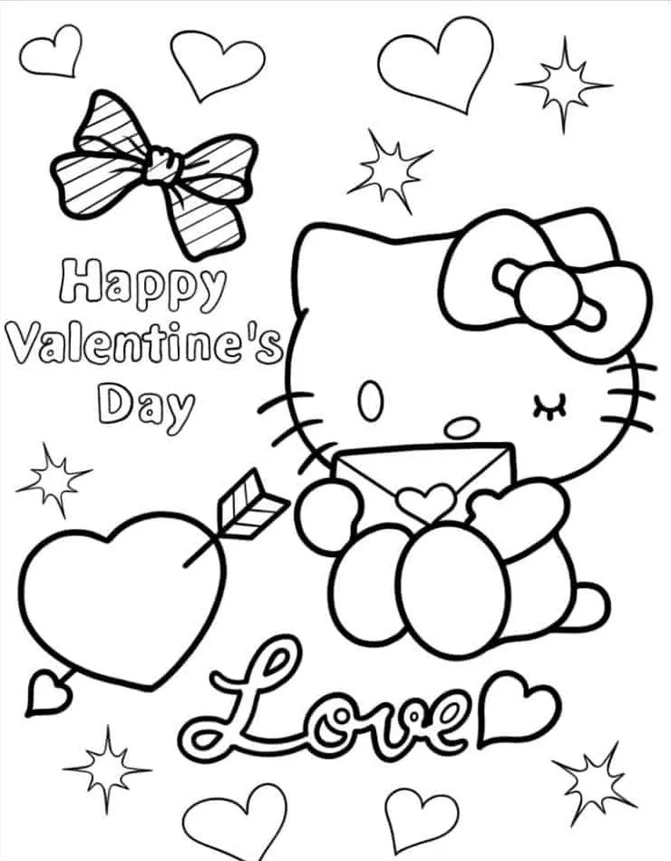 Hello Kitty Coloring Page (21)