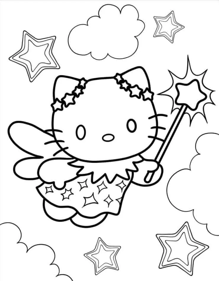 Hello Kitty Coloring Page (26)