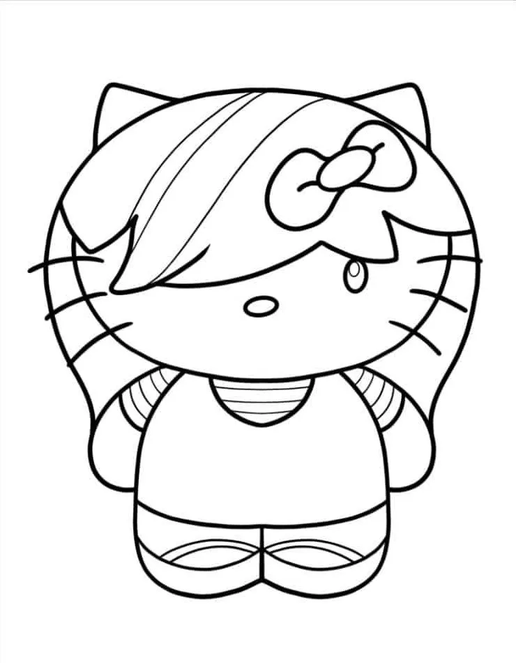 Hello Kitty Coloring Page (30)