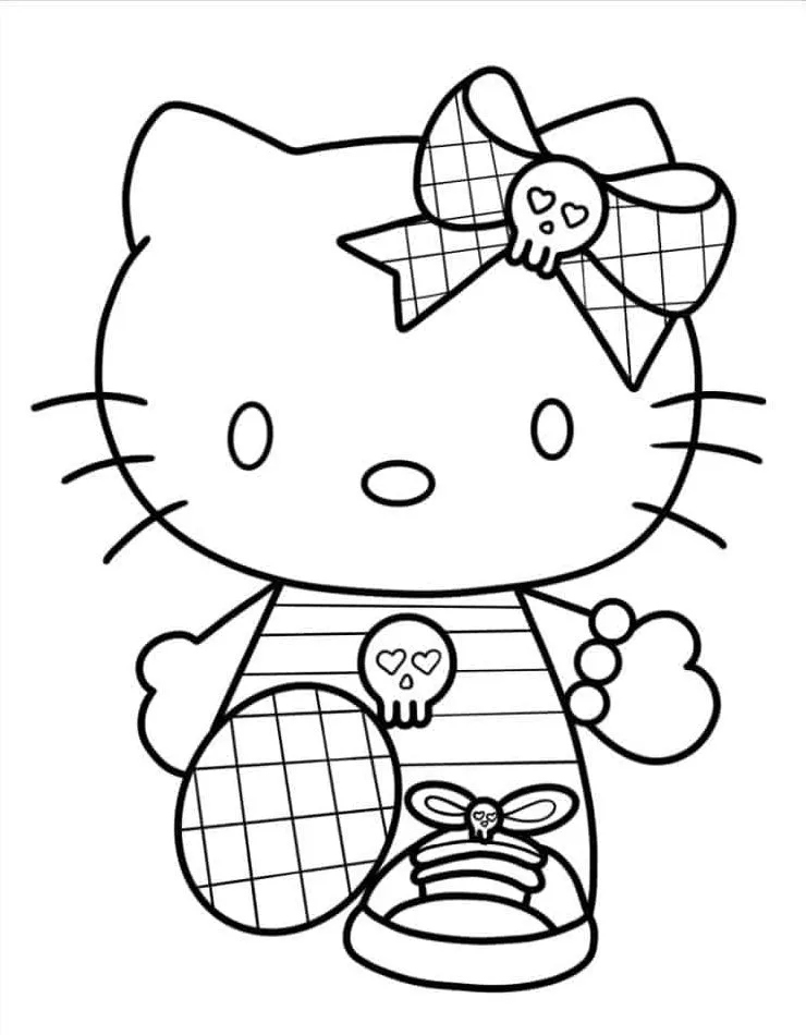 Hello Kitty Coloring Page (33)