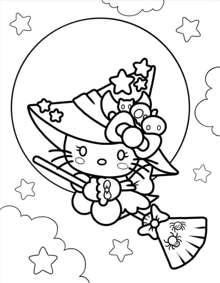 Hello Kitty Coloring Page (34)