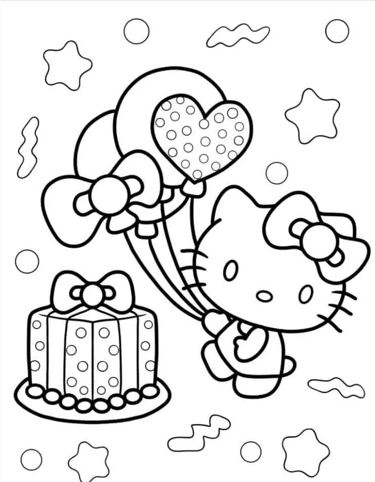 Hello Kitty Coloring Page (35)