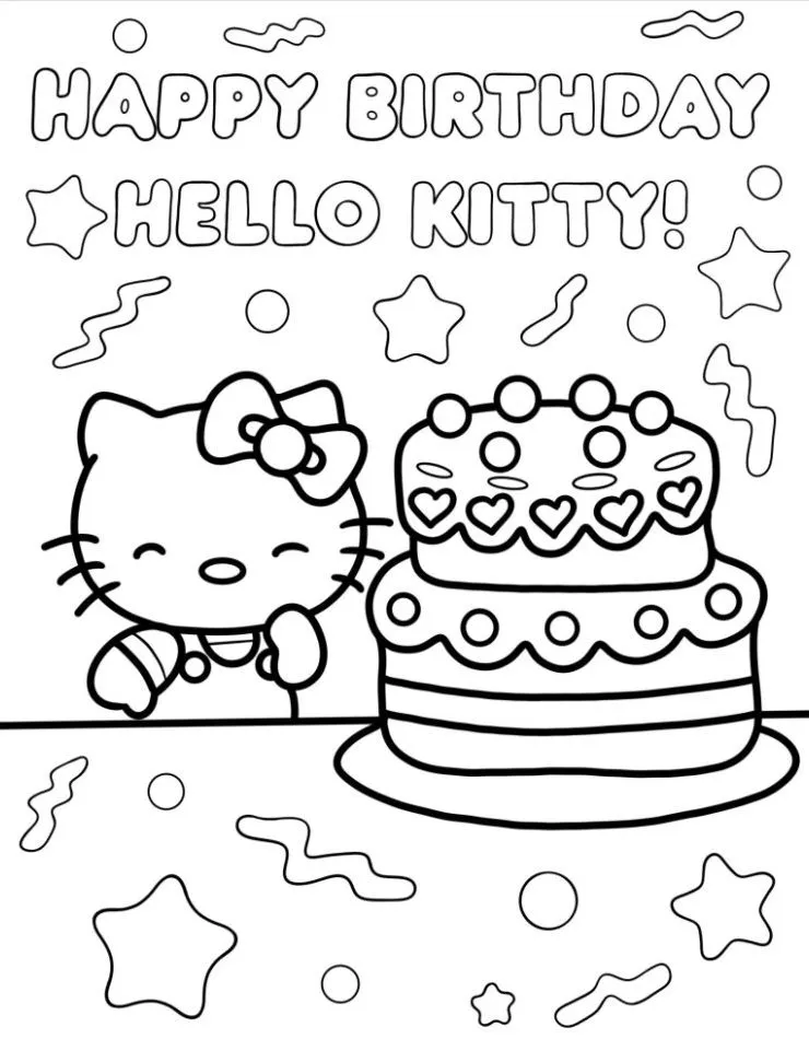 Hello Kitty Coloring Page (36)