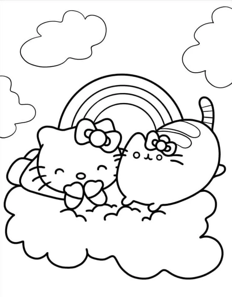 Hello Kitty Coloring Page (42)