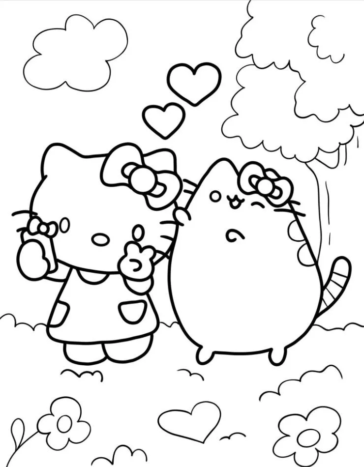 Hello Kitty Coloring Page (43)