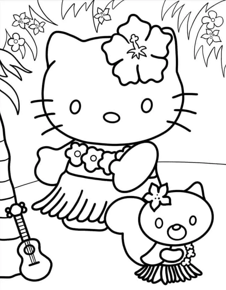 Hello Kitty Coloring Page (46)