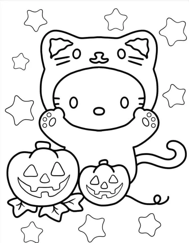 Hello Kitty Coloring Page (50)