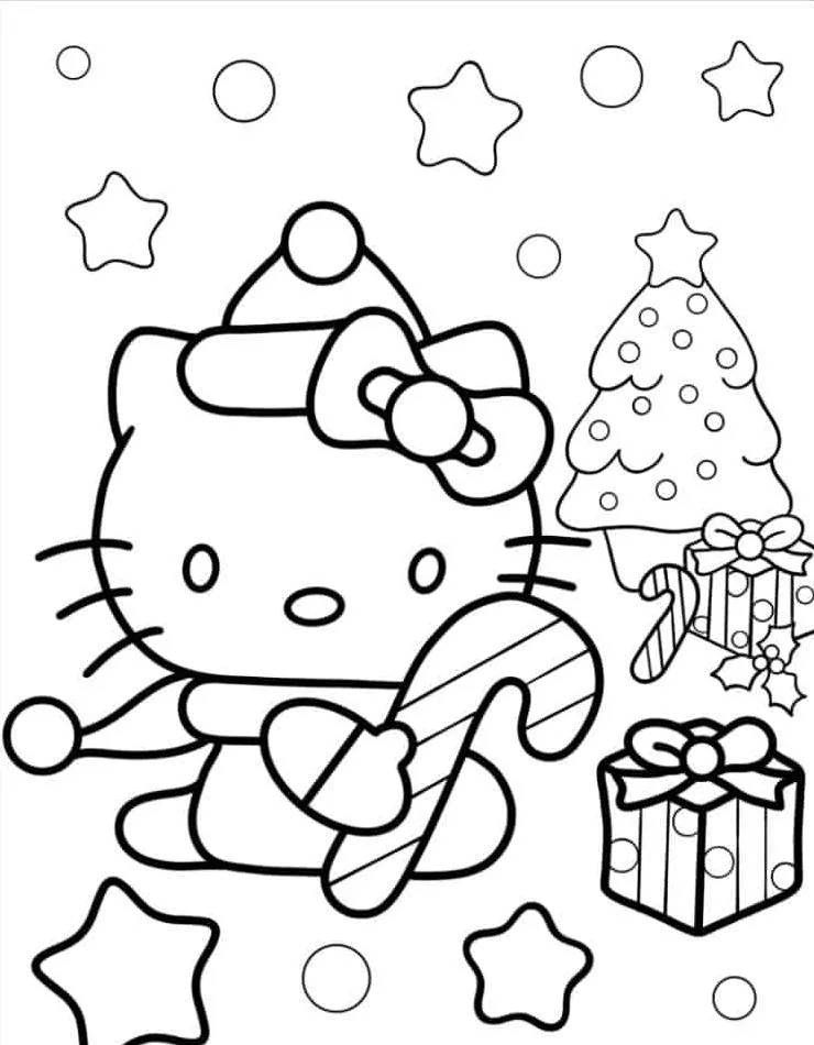 Hello Kitty Coloring Page (52)