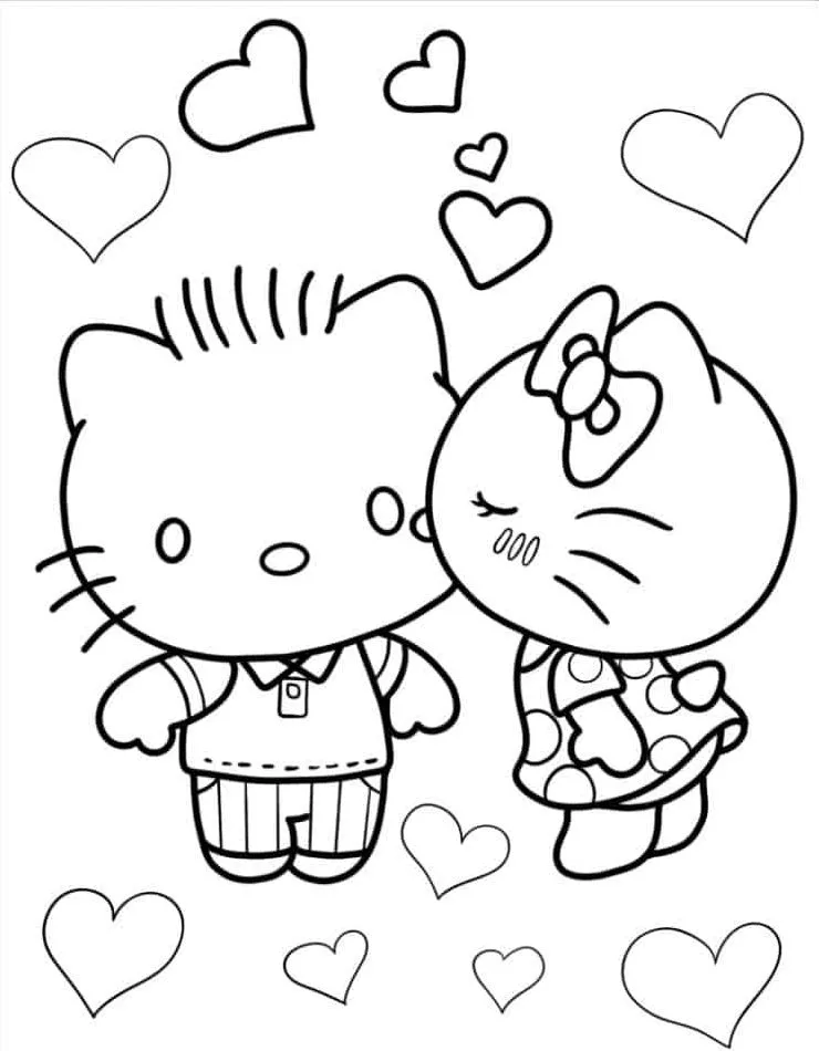 Hello Kitty Coloring Page (56)