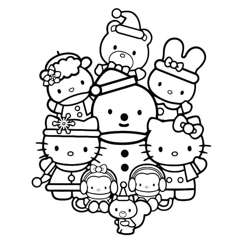 Hello Kitty coloring page (21)