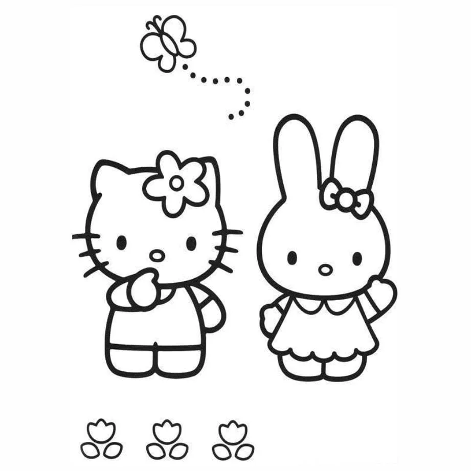 Hello Kitty coloring page (27)