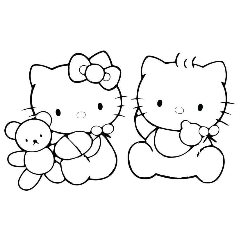 Hello Kitty coloring page (28)