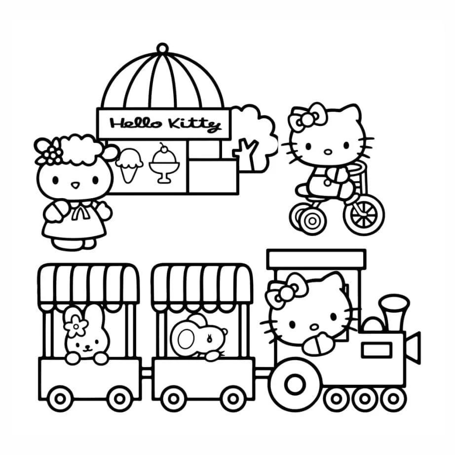 Hello Kitty coloring page (29)