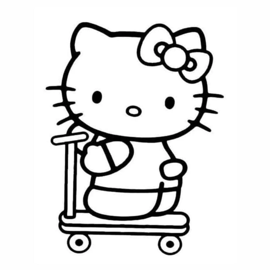 Hello Kitty coloring page (33)