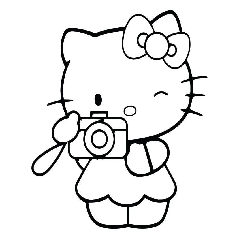 Hello Kitty coloring page (34)