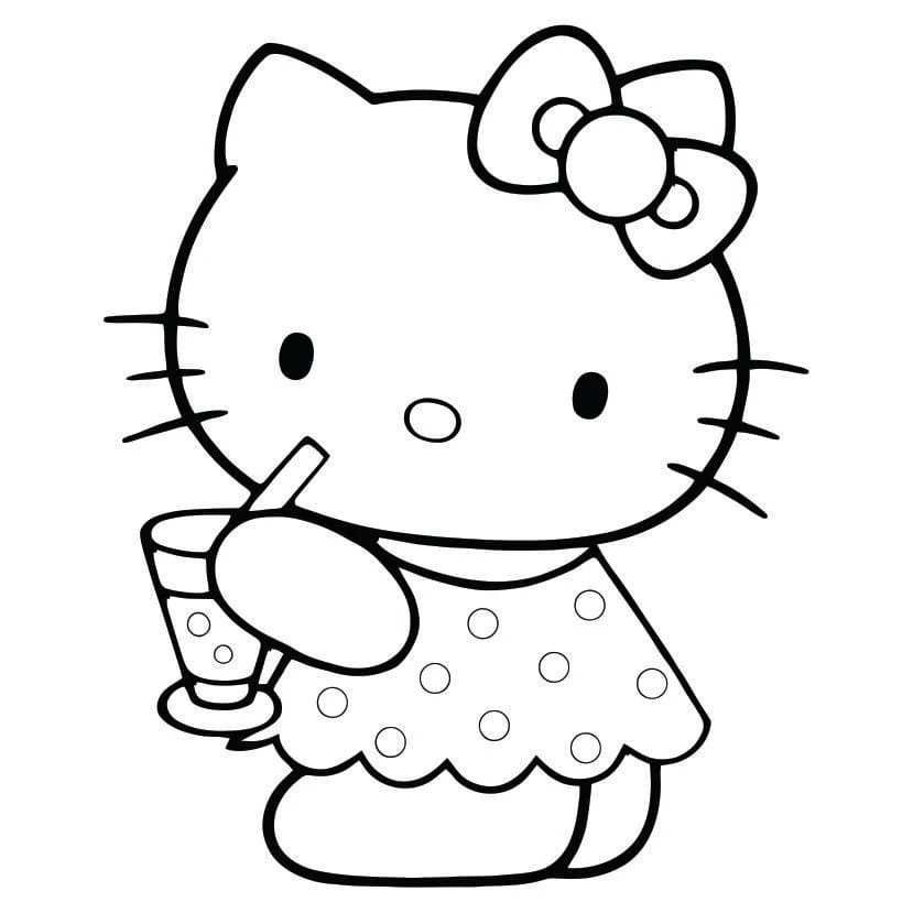 Hello Kitty coloring page (37)