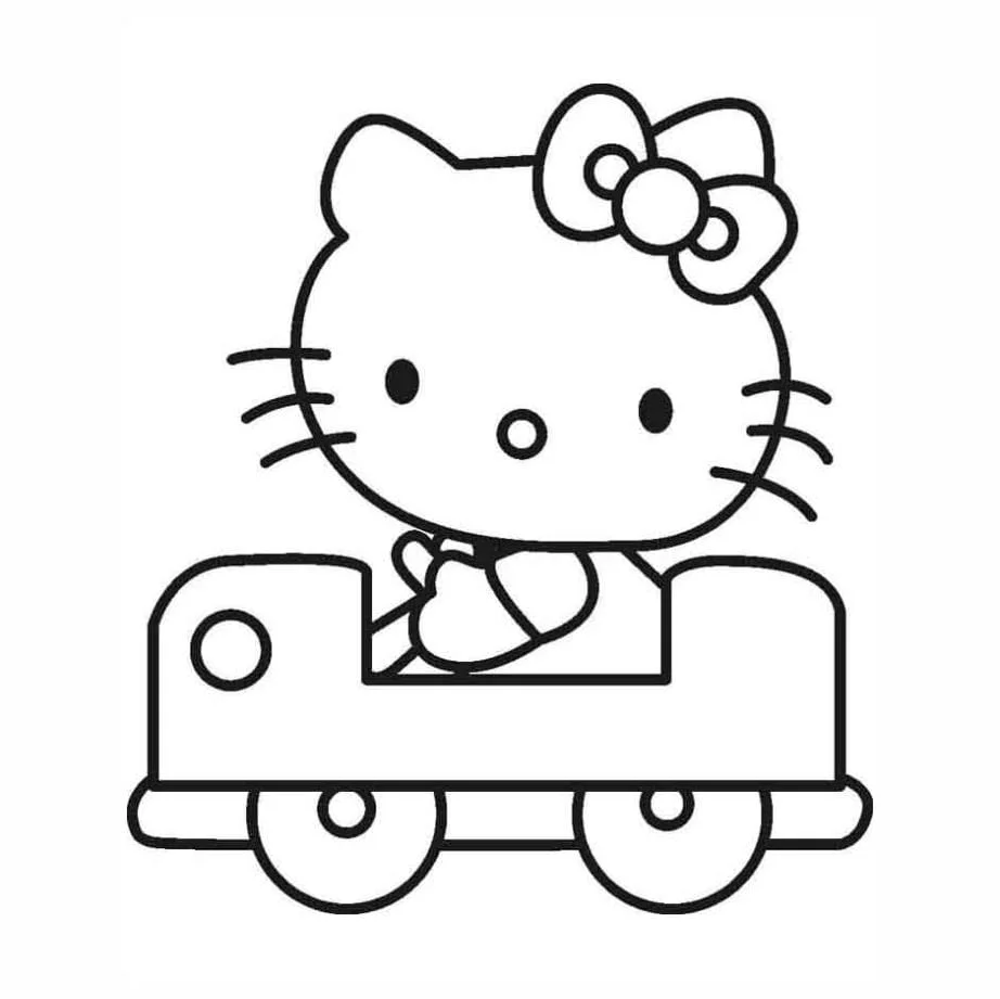 Hello Kitty coloring page (38)