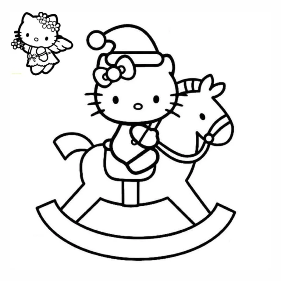 Hello Kitty coloring page (4)