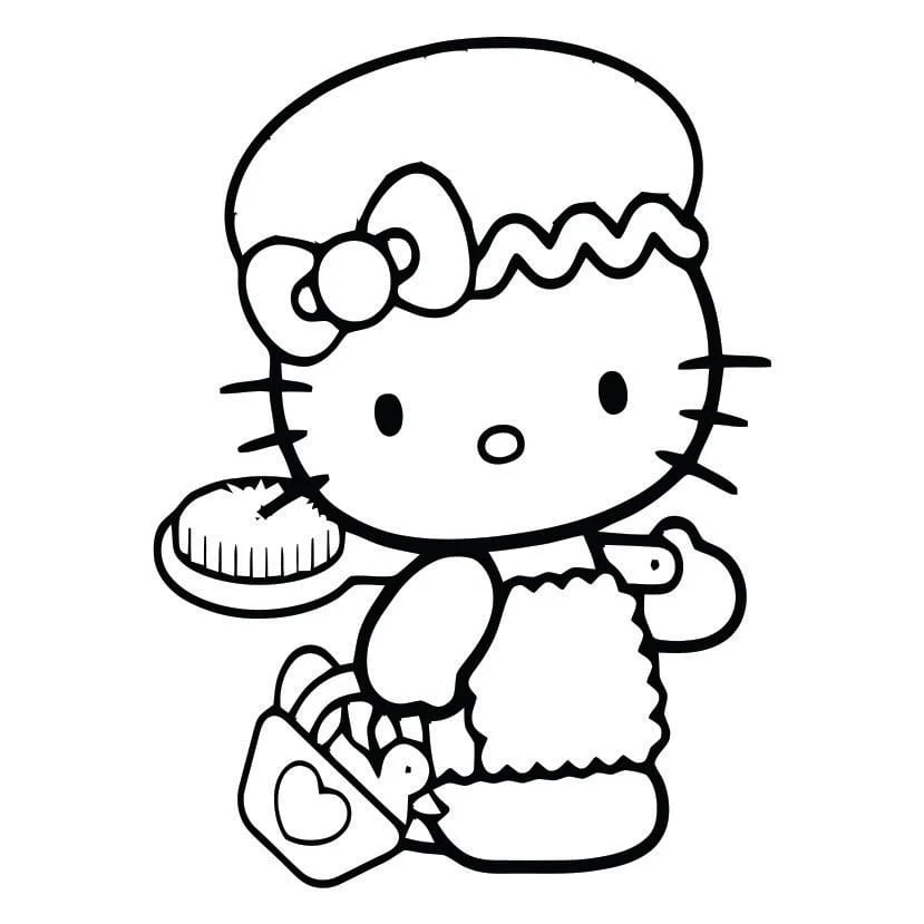 Hello Kitty coloring page (41)