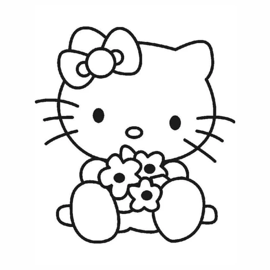 Hello Kitty coloring page (43)