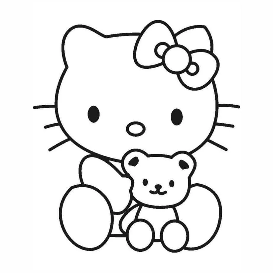 Hello Kitty coloring page (44)