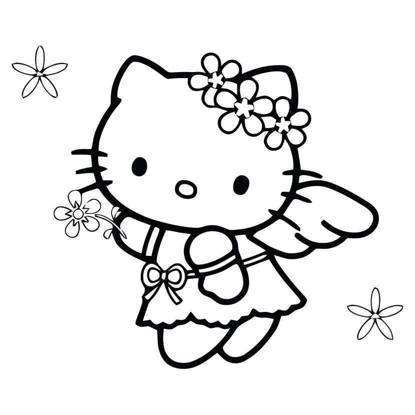 Hello Kitty coloring page (46)