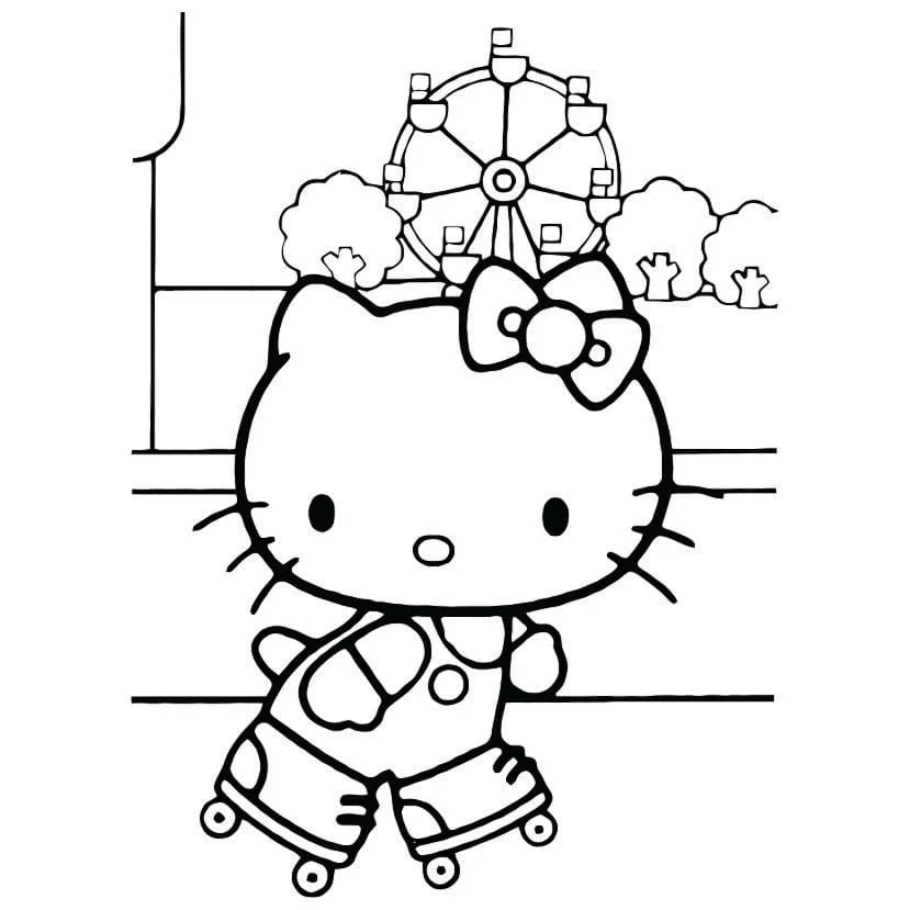 Hello Kitty coloring page (48)