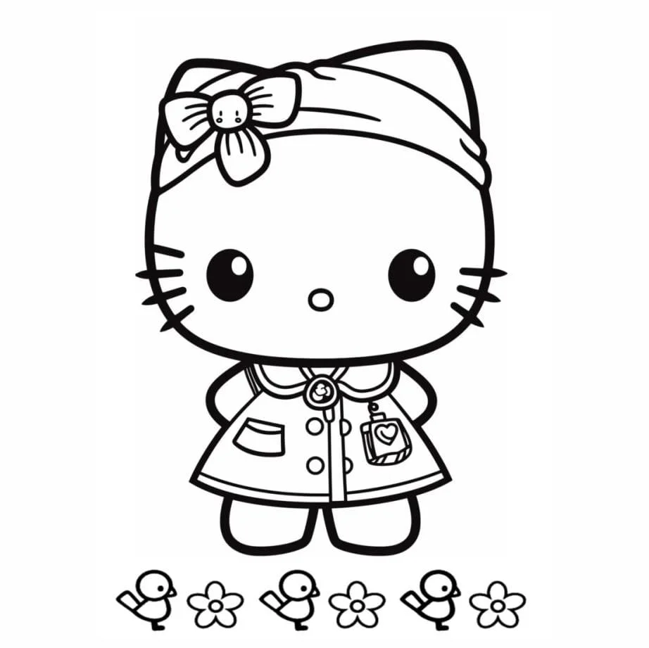 Hello Kitty coloring page (51)