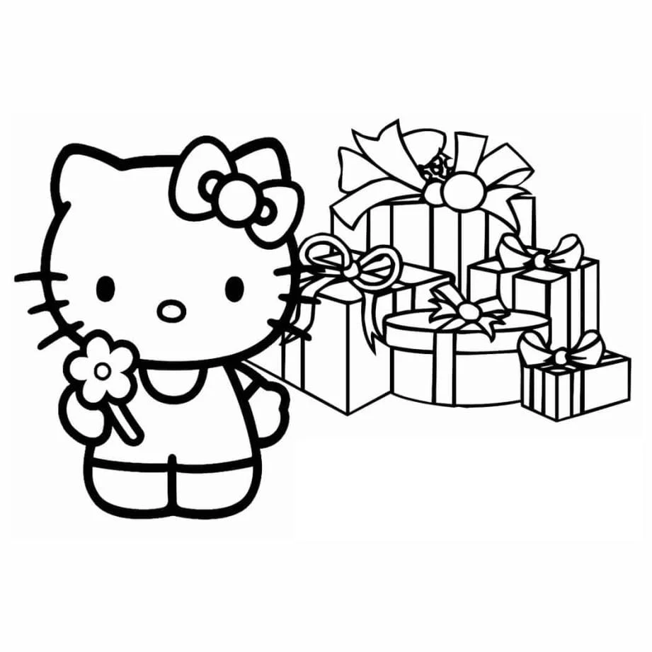 Hello Kitty coloring page (55)