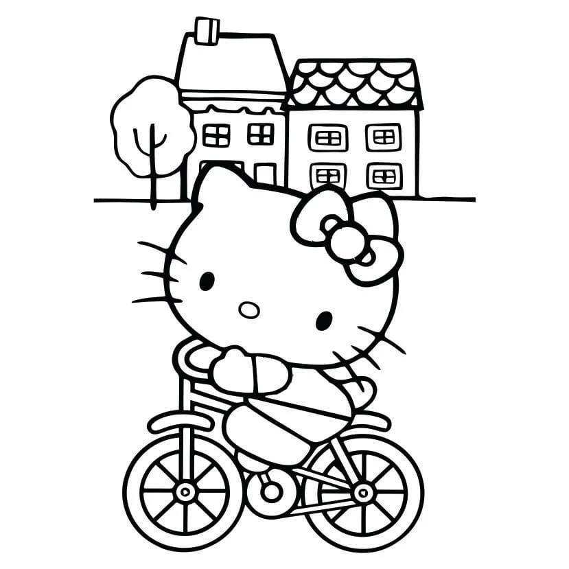 Hello Kitty coloring page (56)