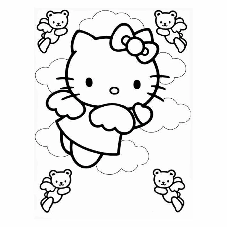 Hello Kitty coloring page (59)