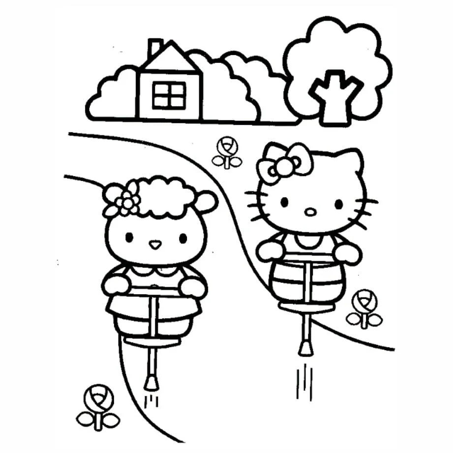 Hello Kitty coloring page (62)