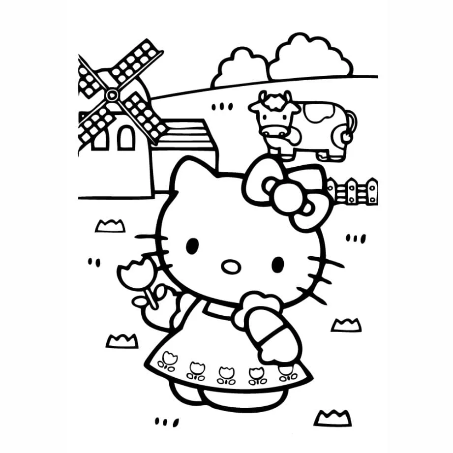 Hello Kitty coloring page (63)