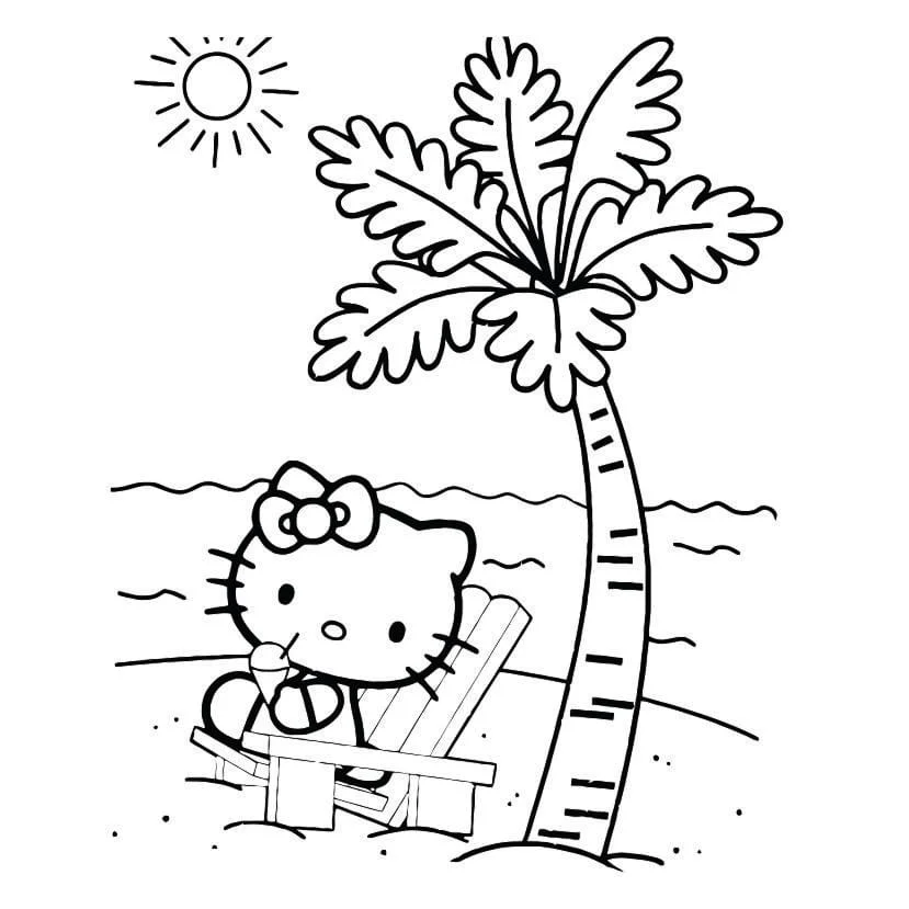 Hello Kitty coloring page (64)