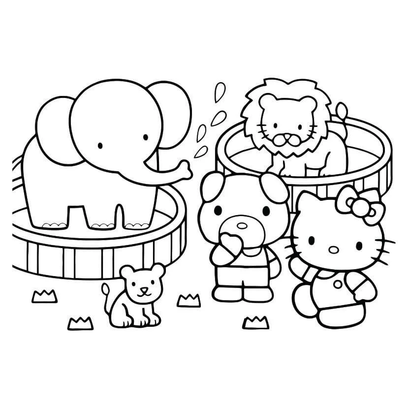 Hello Kitty coloring page (65)