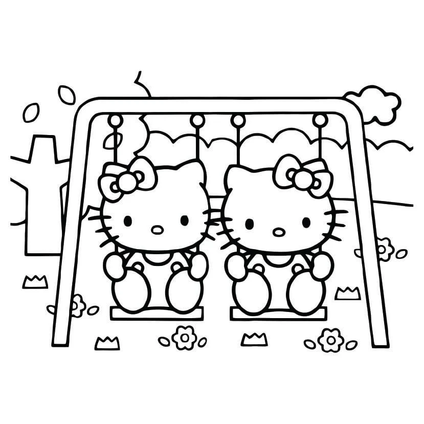 Hello Kitty coloring page (66)