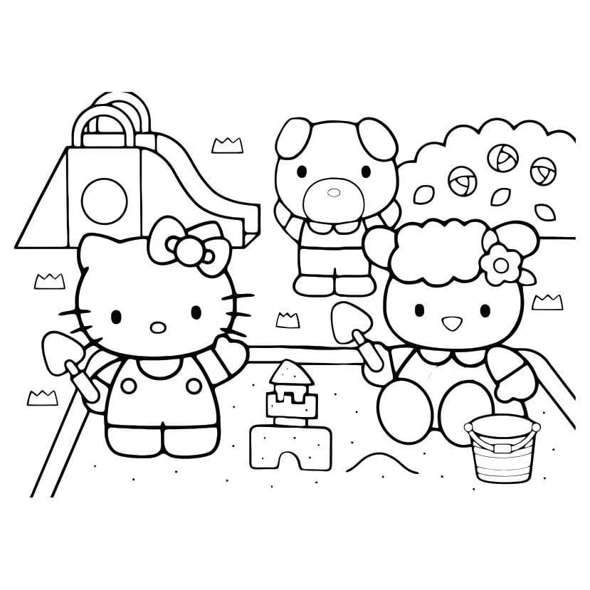 Hello Kitty coloring page (67)